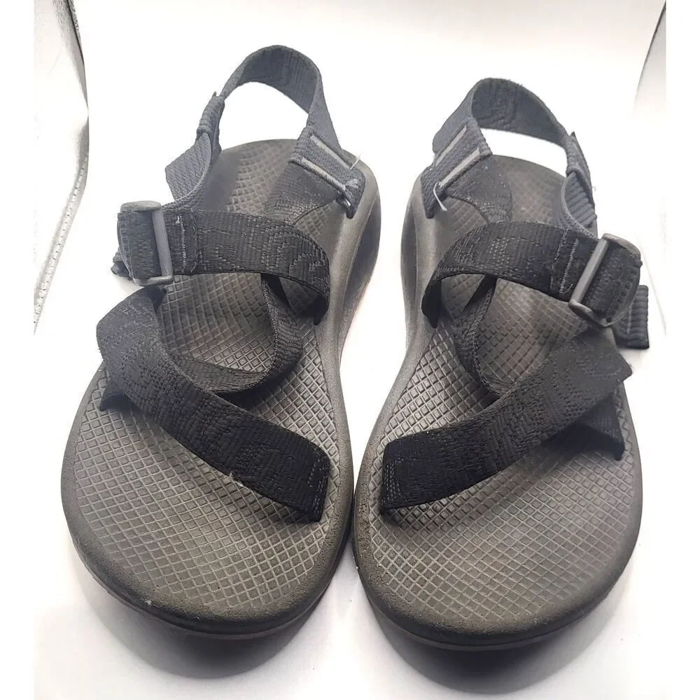 Chaco Z2 Classic Hiking Outdoor Sport Sandals  Black Summer Buckle Men's Size 9